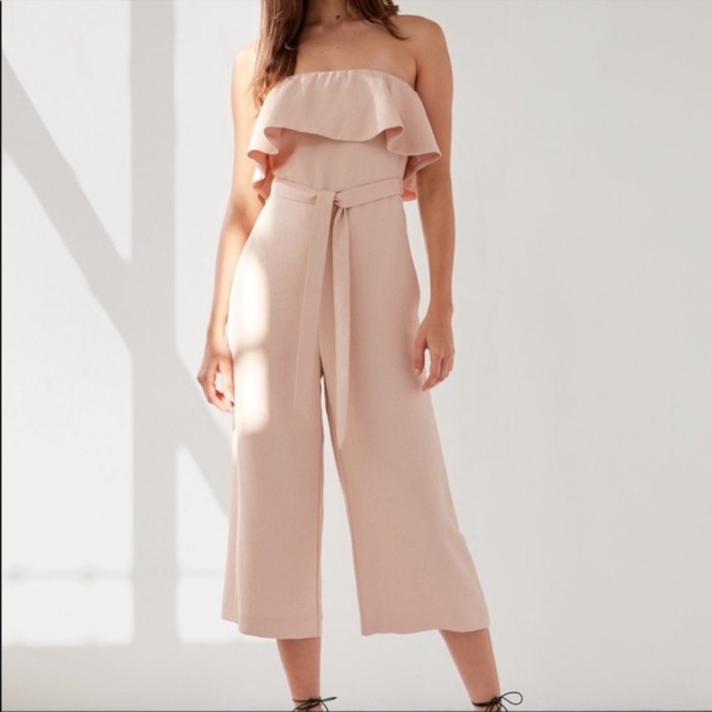 Aritzia Babaton Flutter Pink Prima Rose Jumpsuit